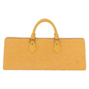 LOUIS VUITTON Epi Sac Triangle Hand Bag Yellow M52099 LV Auth ep14809-13