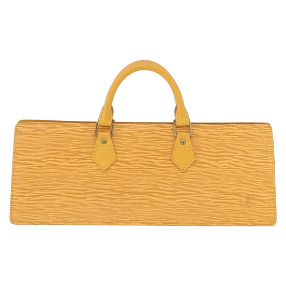 LOUIS VUITTON Epi Sac Triangle Handtasche Gelb M52099 LV Auth ep14809