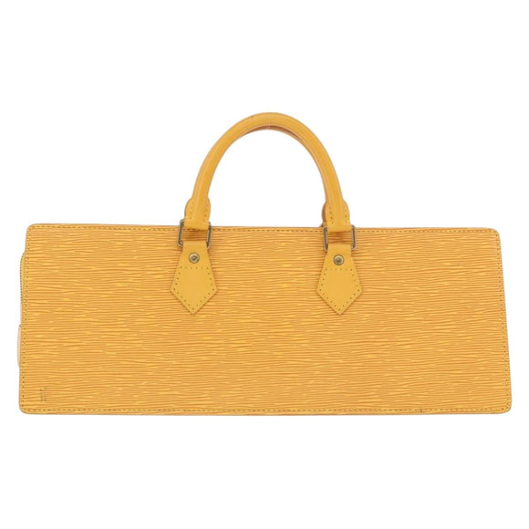 LOUIS VUITTON Epi Sac Triangle Hand Bag Yellow M52099 LV Auth ep14809