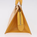 LOUIS VUITTON Epi Sac Triangle Hand Bag Yellow M52099 LV Auth ep14809-3