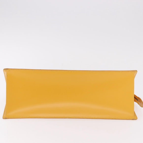 LOUIS VUITTON Epi Sac Triangle Handtasche Gelb M52099 LV Auth ep14809