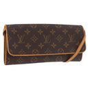 LOUIS VUITTON Monogram Pochette Twin GM Shoulder Bag M51852 LV Auth ep14810-1