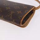 LOUIS VUITTON Monogram Pochette Twin GM Shoulder Bag M51852 LV Auth ep14810-16
