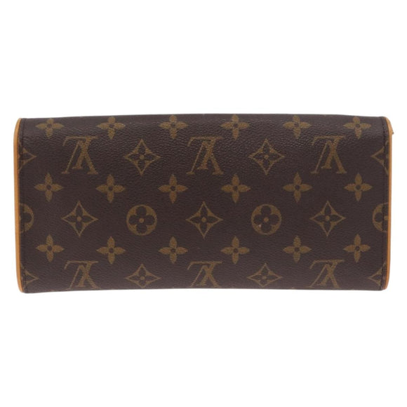 LOUIS VUITTON Monogram Pochette Twin GM Shoulder Bag M51852 LV Auth ep14810