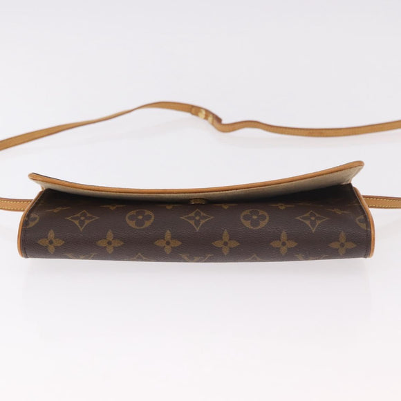 LOUIS VUITTON Monogram Pochette Twin GM Shoulder Bag M51852 LV Auth ep14810