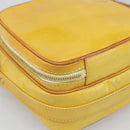 LOUIS VUITTON Monogram Vernis Wooster Bag Lime Yellow M91075 LV Auth ep14811-11