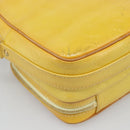 LOUIS VUITTON Monogram Vernis Wooster Bag Lime Yellow M91075 LV Auth ep14811-13