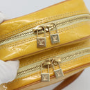 LOUIS VUITTON Monogram Vernis Wooster Bag Lime Yellow M91075 LV Auth ep14811-15