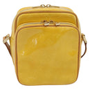 LOUIS VUITTON Monogram Vernis Wooster Bag Lime Yellow M91075 LV Auth ep14811-2