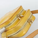 LOUIS VUITTON Monogram Vernis Wooster Bag Lime Yellow M91075 LV Auth ep14811-6