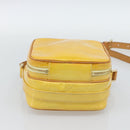 LOUIS VUITTON Monogram Vernis Wooster Bag Lime Yellow M91075 LV Auth ep14811-9