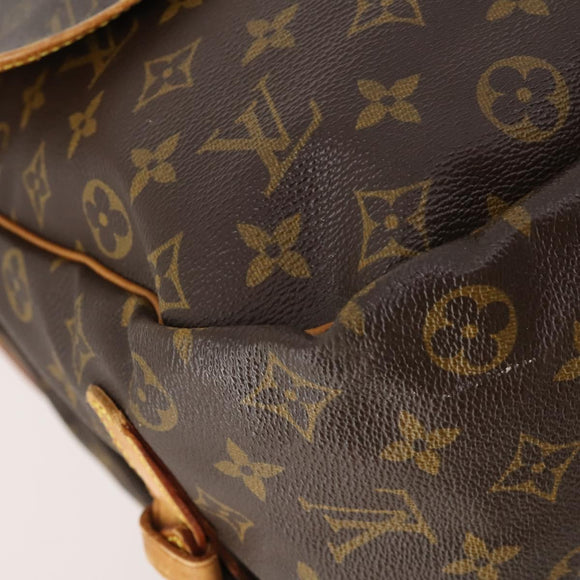 LOUIS VUITTON Monogram Saumur 35 Shoulder Bag M42254 LV Auth ep14817
