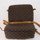 LOUIS VUITTON Monogram Saumur 35 Shoulder Bag M42254 LV Auth ep14817-19