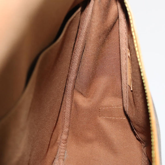 LOUIS VUITTON Monogram Saumur 35 Shoulder Bag M42254 LV Auth ep14817