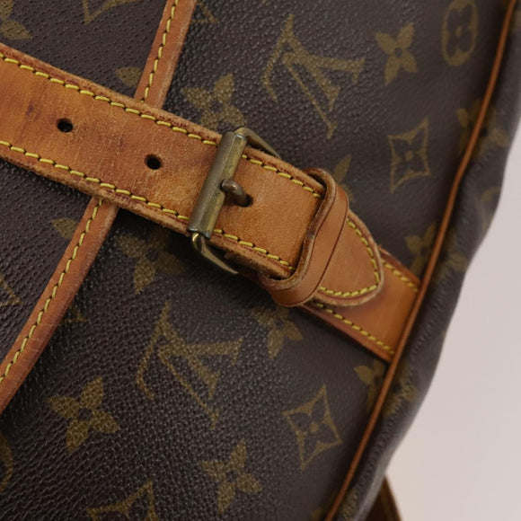 LOUIS VUITTON Monogram Saumur 35 Shoulder Bag M42254 LV Auth ep14817