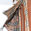 Burberrys Shoulder Bag Leather Brown Gold Auth ep14819-17