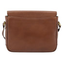 Burberrys Shoulder Bag Leather Brown Gold Auth ep14819-3