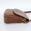 Burberrys Shoulder Bag Leather Brown Gold Auth ep14819-5