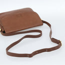 Burberrys Shoulder Bag Leather Brown Gold Auth ep14819-7