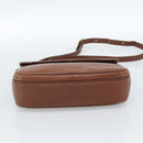 Burberrys Shoulder Bag Leather Brown Gold Auth ep14819-9