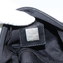 FENDI Mamma Baguette Shoulder Bag Cotton jersey Black Silver Auth ep14820-17