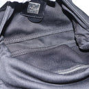 FENDI Mamma Baguette Shoulder Bag Cotton jersey Black Silver Auth ep14820-11