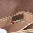 GUCCI GG Supreme Hand Bag PVC Beige Gold 116 02 080 Auth ep14821-19