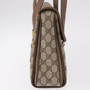 GUCCI GG Supreme Hand Bag PVC Beige Gold 116 02 080 Auth ep14821-5