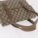 GUCCI GG Supreme Hand Bag PVC Beige Gold 116 02 080 Auth ep14821-7