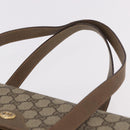 GUCCI GG Supreme Hand Bag PVC Beige Gold 116 02 080 Auth ep14821-14