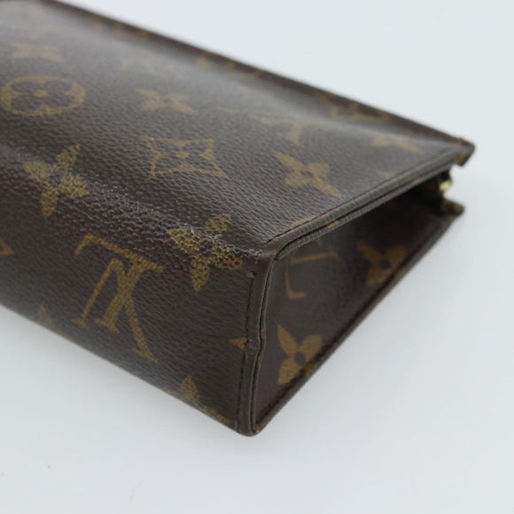 LOUIS VUITTON Monogram Poche Toilette 15 Pouch M47546 LV Auth ep14823