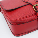 LOUIS VUITTON Epi Cartouchiere MM Shoulder Bag Red M52247 LV Auth ep14826-15