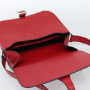 LOUIS VUITTON Epi Cartouchiere MM Shoulder Bag Red M52247 LV Auth ep14826-19