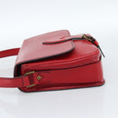 LOUIS VUITTON Epi Cartouchiere MM Shoulder Bag Red M52247 LV Auth ep14826-3