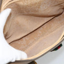 GUCCI GG Supreme Web Sherry Line Hand Bag PVC Beige Gold 41 02 079 Auth ep14834-11