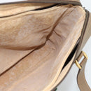 GUCCI GG Supreme Web Sherry Line Hand Bag PVC Beige Gold 41 02 079 Auth ep14834-18