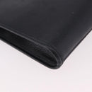 Christian Dior Chain Shoulder Bag Leather Black Gold Auth ep14836-15
