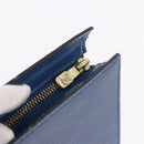 LOUIS VUITTON Epi Sac Triangle Hand Bag Blue M52095 LV Auth ep14837-10