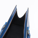 LOUIS VUITTON Epi Sac Triangle Hand Bag Blue M52095 LV Auth ep14837-18