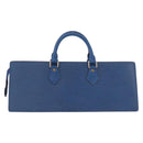 LOUIS VUITTON Epi Sac Triangle Hand Bag Blue M52095 LV Auth ep14837-2