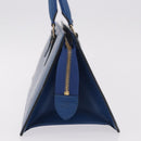 LOUIS VUITTON Epi Sac Triangle Hand Bag Blue M52095 LV Auth ep14837-3
