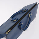 LOUIS VUITTON Epi Sac Triangle Hand Bag Blue M52095 LV Auth ep14837-6