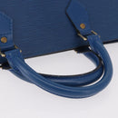 LOUIS VUITTON Epi Sac Triangle Hand Bag Blue M52095 LV Auth ep14837-7