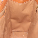 CELINE Macadam Canvas Tote Bag PVC Leather Brown Gold Auth ep14838-19