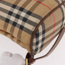 BURBERRY Nova Check Backpack Canvas Beige Gold Auth ep14839A-12