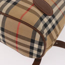 BURBERRY Nova Check Backpack Canvas Beige Gold Auth ep14839A-13