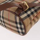 BURBERRY Nova Check Backpack Canvas Beige Gold Auth ep14839A-14