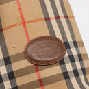 BURBERRY Nova Check Backpack Canvas Beige Gold Auth ep14839A-17