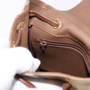 BURBERRY Nova Check Backpack Canvas Beige Gold Auth ep14839A-23