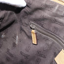 GUCCI GG Canvas Guccissima Abbey Bag Leather Beige Gold 203257 Auth ep14845-20